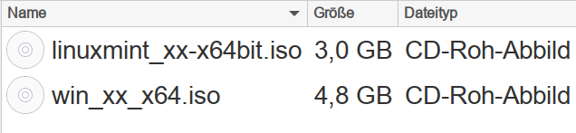 screen shot iso files